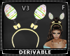 Egg Headband Yellow V3 F