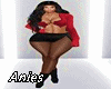 *A* Knit Red - BlackSet