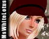 Blond Pixie Red Beret