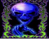 Blue Skull Neon