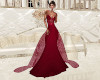 Elegant Raspberry Gown