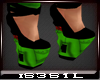 iSl-Fashion Green Heels.
