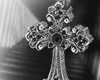 η cross earrings