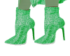 Snake Green Boots