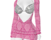 pink christian d dress