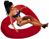 Red Heart Pool Float