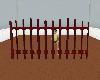 Red/Black Iron Fence