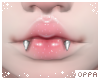 ♡ fangs piercing