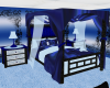 Blue Canopy Bed