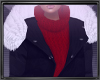 Black/Red Winter Coat