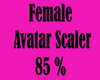Female Avatar Scaler 85%