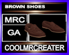 BROWN SHOES