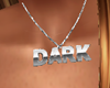 Dark silver Collar