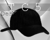 Full black baseball hat