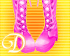 D. Kawaii Blue,Pink Boot