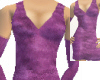 Purple V. Dress top 2