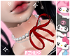 Red Ribbon Choker