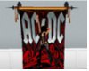 AC/DC girl wall tapestry