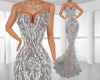 "Reyna" Silver Lux Gown