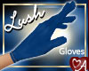 .a Lush Gloves Blue