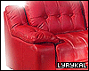 WC' Modern Red Sofa
