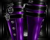 b purple steampunk boots