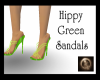 [xTx]Hippy Green Sandals