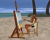 Painting at the Beach
