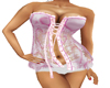 Corset Top w/Hearts Pink