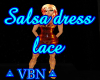 Salsa dress lace red