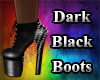 Dark Black Boots