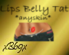 [B69]Lips Belly Tat