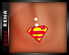!R SuperWoman Belly Ring