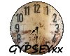 GYPSEY's Wall Clock W/RT