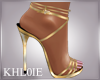 K gold heels