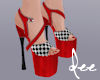 !D Red Checker Heels