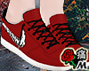 蝶 Red Sneakers