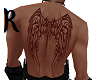 R` Dragon Wings Tattoo