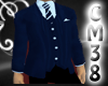 [C]Dark Blue 3Piece Suit