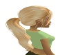 blonde  ponytail 1
