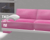 TC. Pink & White Couch