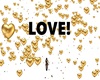 Golden Love Hearts