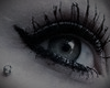 black facial piercings