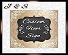 SJ Custom Wedding Sign