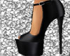 Shiny Heels Black