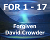 Forgiven-David Crowder