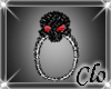 [Clo]Dokuro Ring Black
