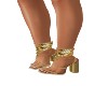 Gold Sequin Heels