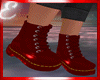 COMBAT BOOTS, RED