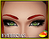 Eyebrows Red